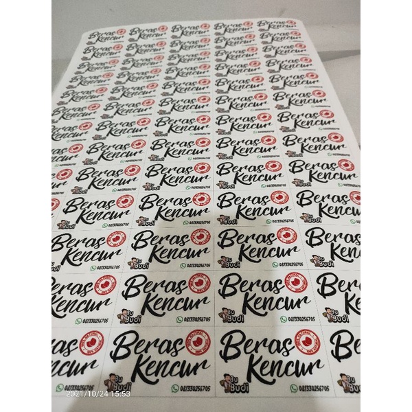 

stiker vinil transparan warna langsung cetak