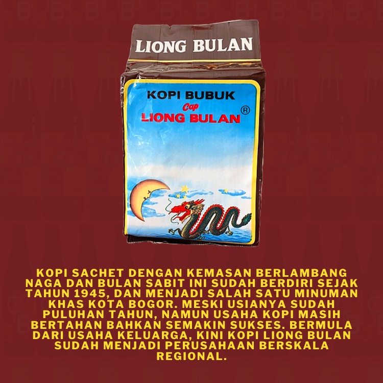 

RB22 Kopi Liong 200gr TANPA GULA Khas Bogor