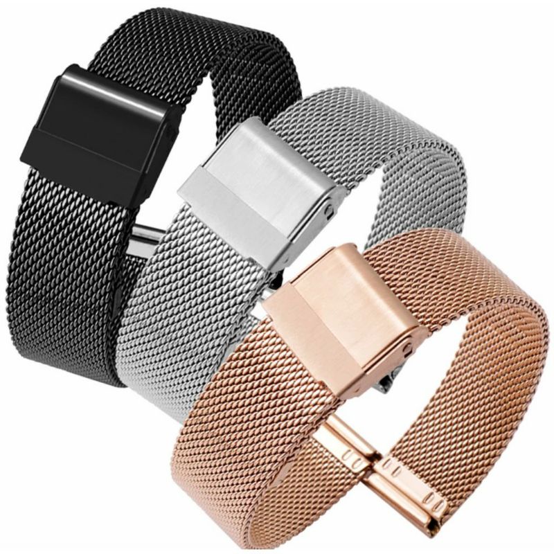 STRAP ANTI KARAT Rantai pasir tali jam tangan daniel  wellington  mesh  starp rantai pasir apple watch