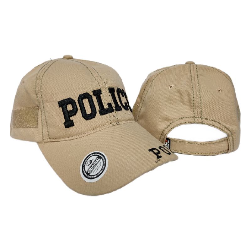 Topi baseball Topi Police velcro bordier polisi COD