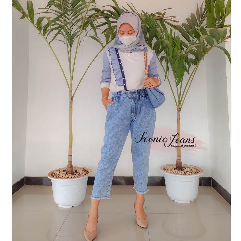 FEYA BOYFRIEND JEANS/ CELANA BOYFRIEND 7/9 KOREAN STYLE