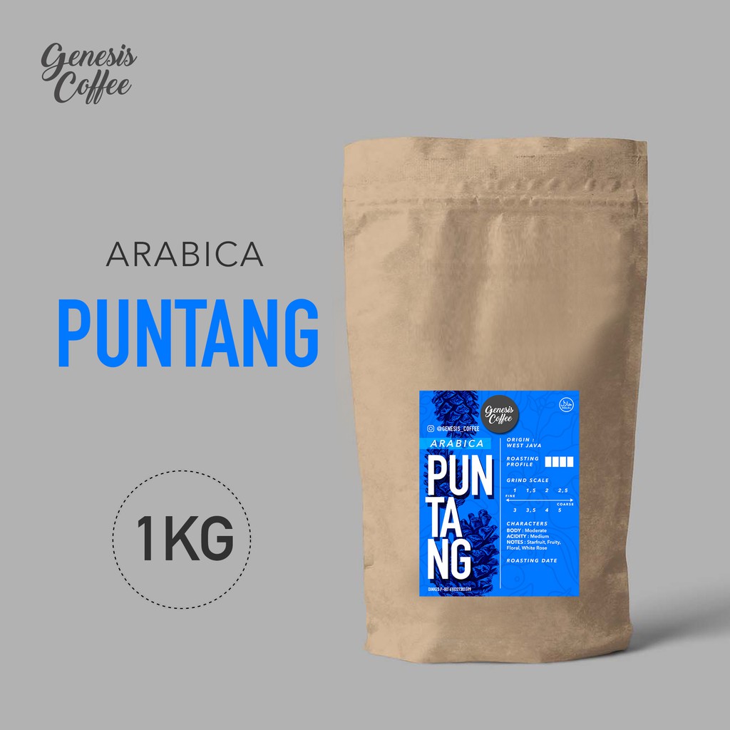 

ARABICA PUNTANG KEMASAN 1KG / GRADE 1