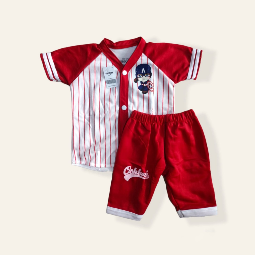 Setelan Baseball Anak  Baju anak unisex Setelan Murah Anak Usia 1-5 Tahun