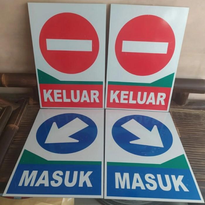 Custom. Rambu Lalu Lintas Masuk (In) dan Keluar (Out)
