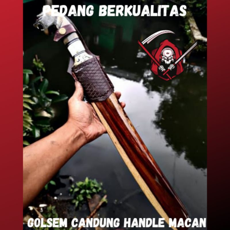PISAU SEMBELIH CANDUNG HANDLE TANDUK BULE SUPER TAJAM