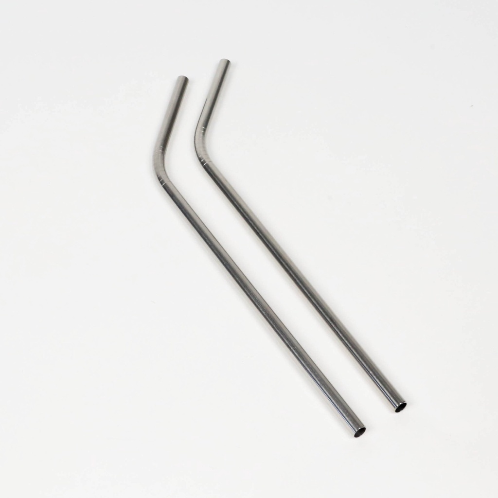 Sedotan Stainless Steel Sedotan Besi Lurus Bengkok Lengkung - Stainless steel straw - SEDOTAN STAINLESS STEEL PER PC