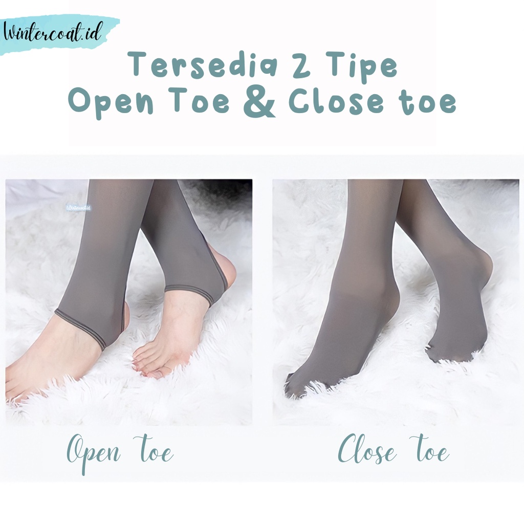 Premium Winter legging two tone stocking allsize dan bigsize jumbo 240 dan 420 gram celana musim dingin hangat tebal