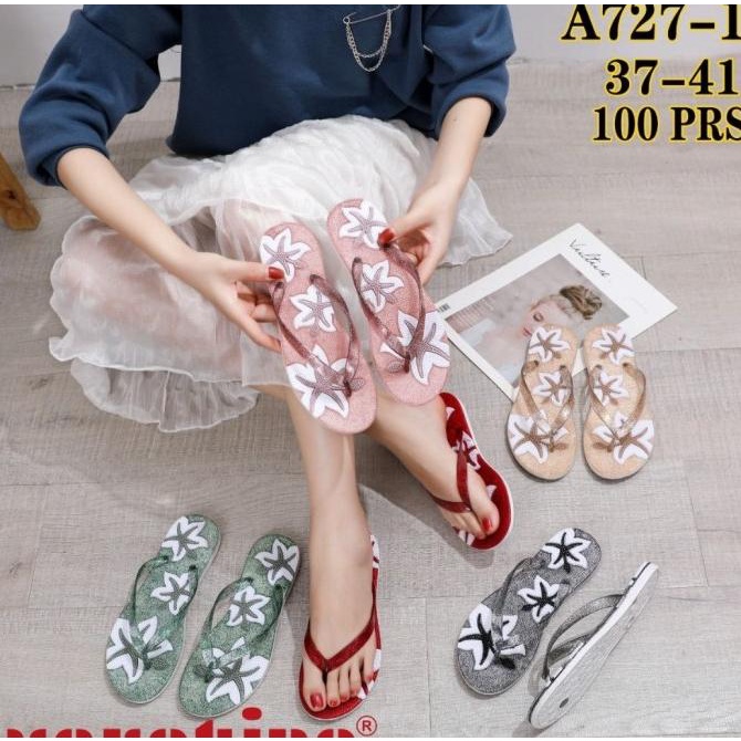 DM32 SENDAL SANDAL JEPIT WANITA elst073 Kualitas Baik