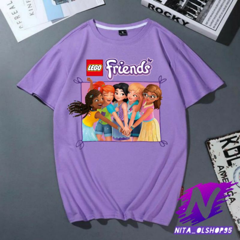 baju Lego friends kaos anak Lego friend karakter terbaru