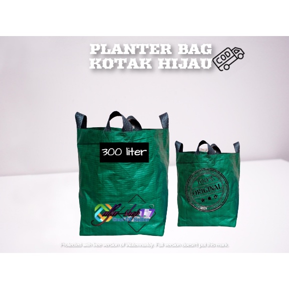 Planter bag 300 liter hijau - pot - polybag - planterbag