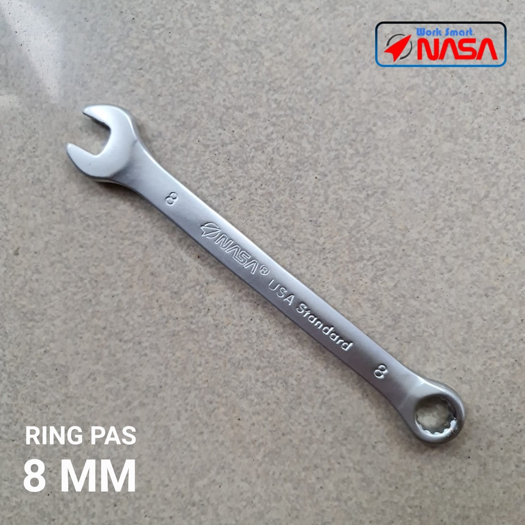 Kunci Ring Pas NASA CRV Satin 8 MM K3102