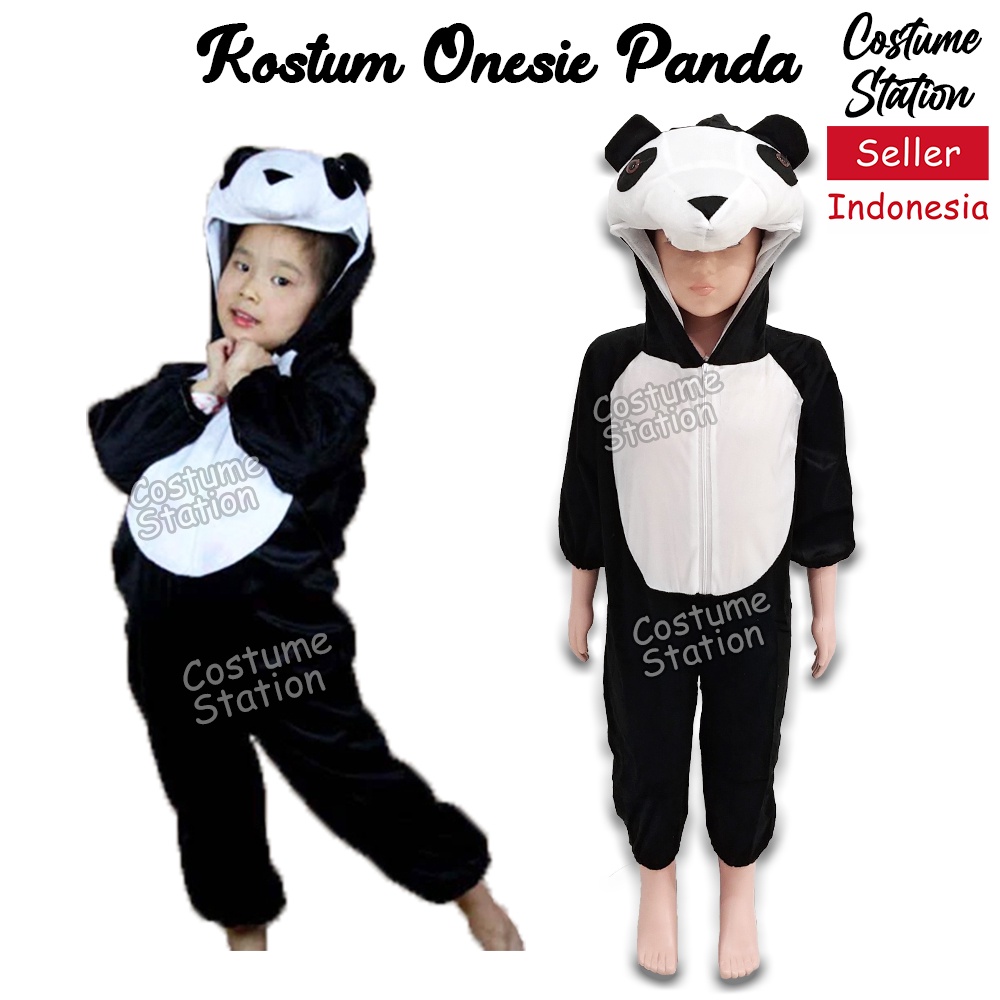 Kostum Onesie Panda / Costume Hewan Animal Binatang anak