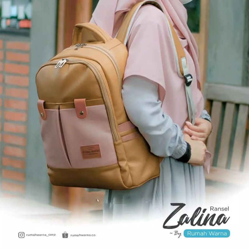 Tas Ransel Wanita Rumah Warna Zalina