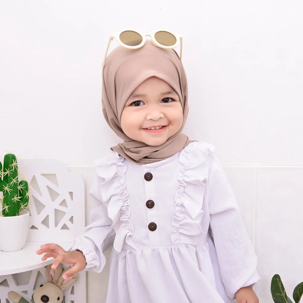 (ALMEERA) Pashtan Anak Almeera / Pashmina Instan Anak jersey