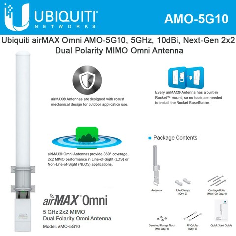 Ubiquiti AMO 5G10 AirMax Omni 5Ghz 10dBi