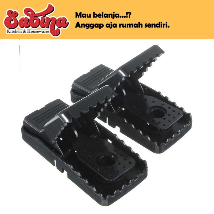 Jebakan Perangkap Tikus 2 PCS Black Cat Mouse Trap