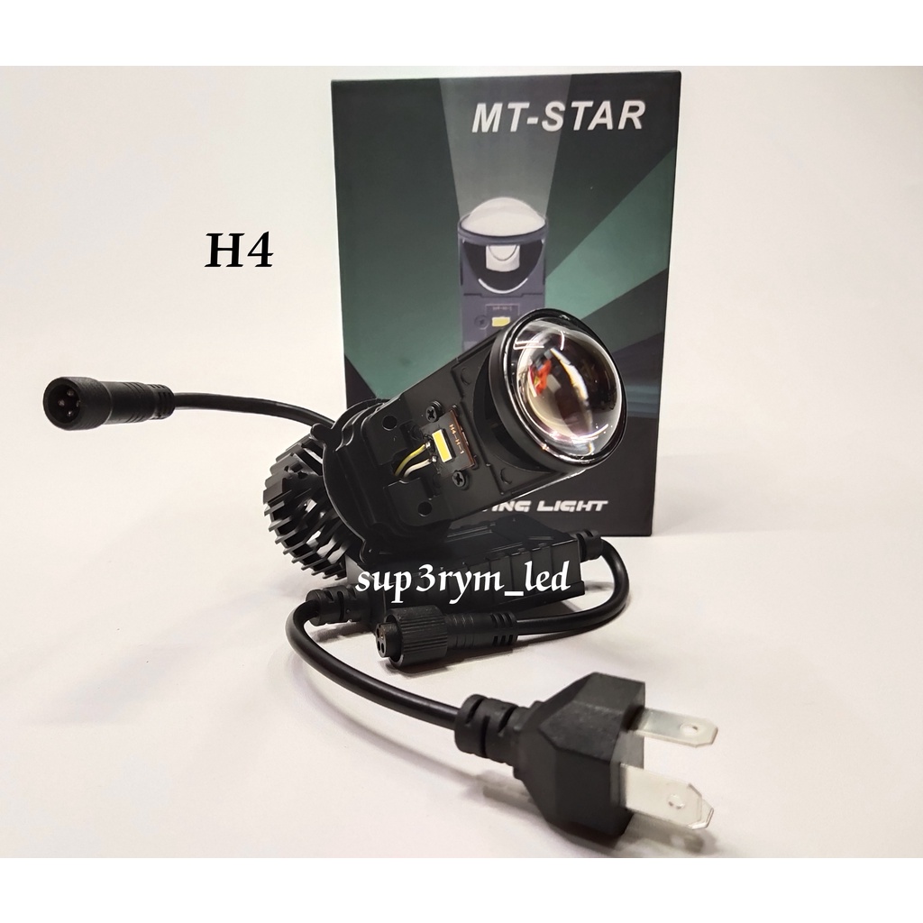 lampu utama led mt star h5 projector mini h4 projie cut off
