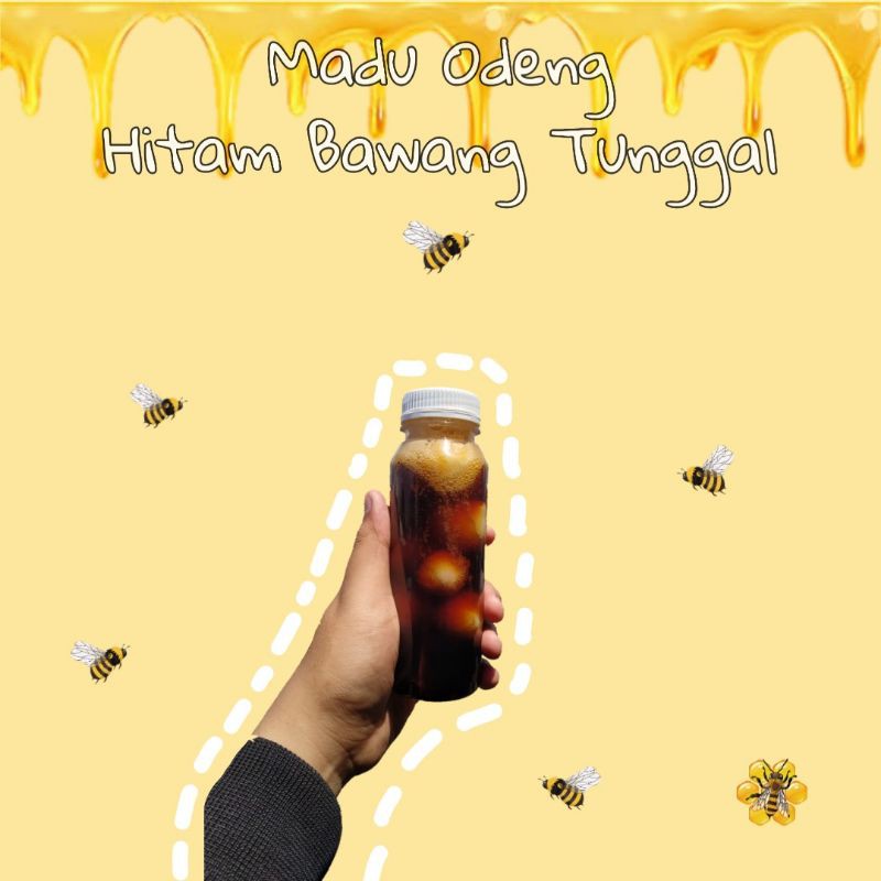 

Madu Odeng Hitam Bawang tunggal 350gr / Hutan Murni