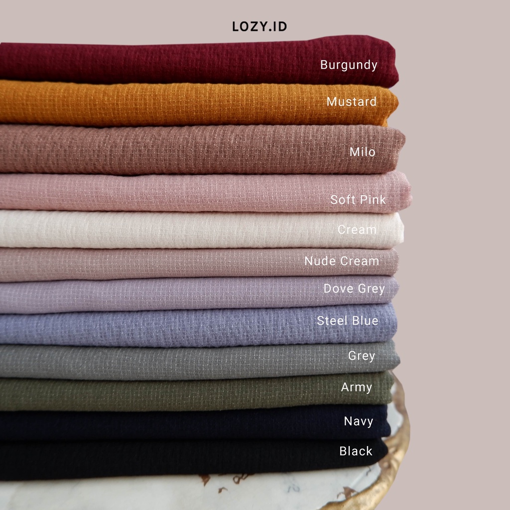 Lozy Hijab - Ilya Shawl ( Pashmina Ceruti )-3