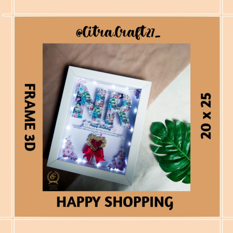 (POP UP FRAME 3D) Kado Wisuda, Graduation Gift, Ultah, Bithday, Kado Untuk Cowok Cewek Custom