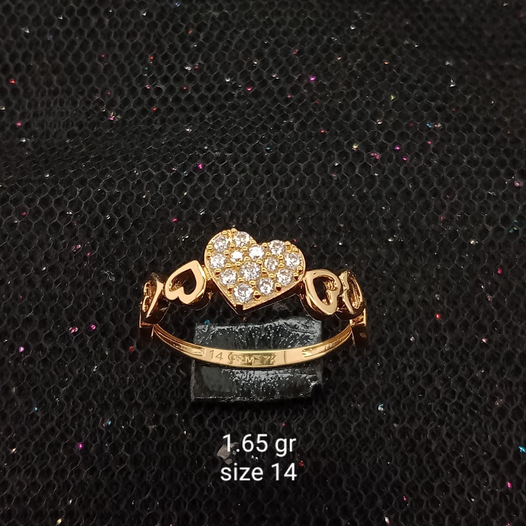 Cincin Emas 17K - 1.65 gr Kadar 750 - CBS100000070