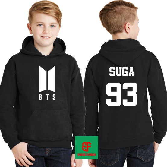 JAKET HOODIE ANAK BTS SUGA