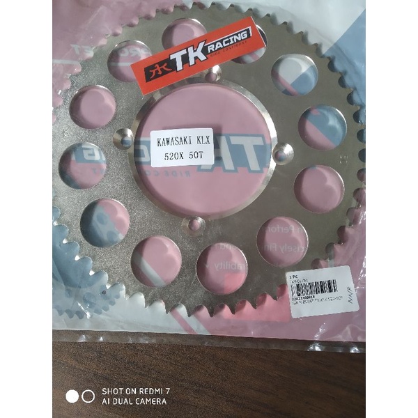 Gear belakang 520 KLX 150 D tracker 150 gir belakang klx 150 d tracker 150 model se
