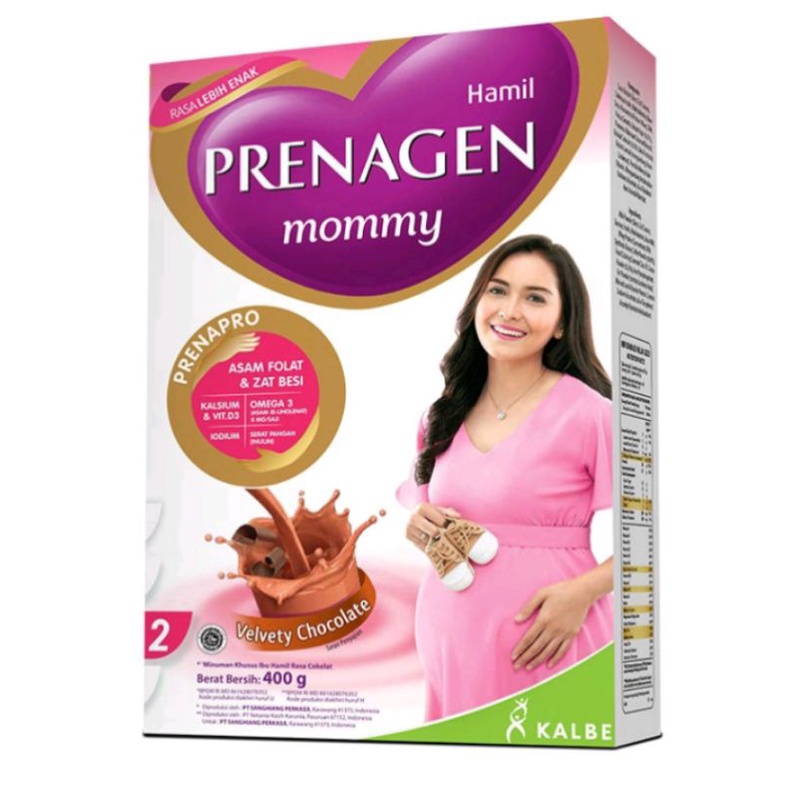 PROMO PRENAGEN Mommy Susu Ibu Hamil Rasa Velvety Coklat / Vanila 400gr