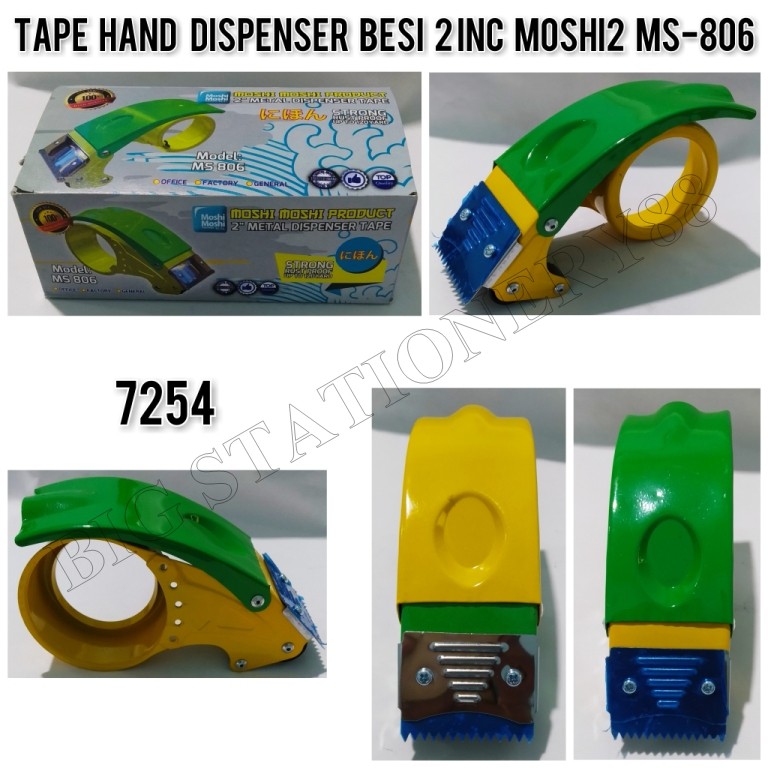 TAPE HAND DISPENSER BESI 2INC MOSHI2 MS-806