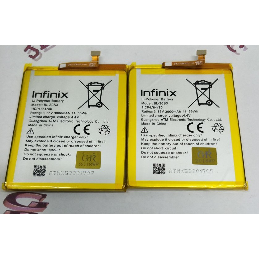 Battery Batre Baterai Infinix S2 - S2 Pro X522 BL-30SX BL30SX BL 30SX