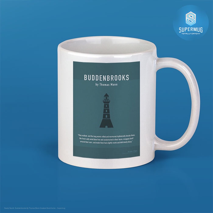 Gelas Mug Ceramic Buddenbrooks By Thomas Mann Greatest Book Series