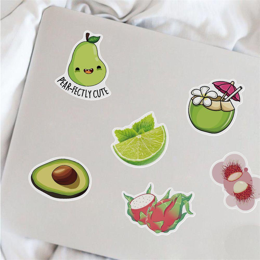 Mxbeauty Kartun Buah Stiker Tahan Air 100Pcs/Lot Laptop Decals Untuk Mobil Gitar Stiker Poster