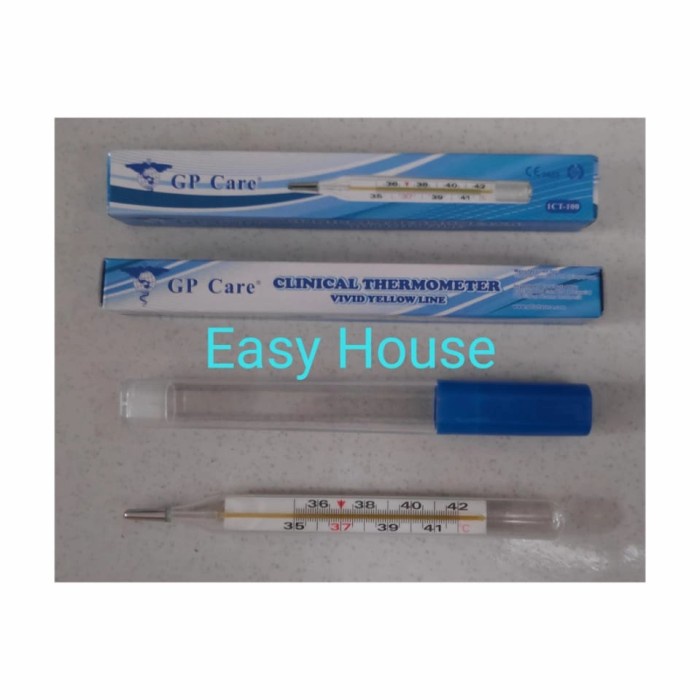 Clinical Thermometer/Termometer Ketiak Manual/Suhu Tubuh merk GP Care