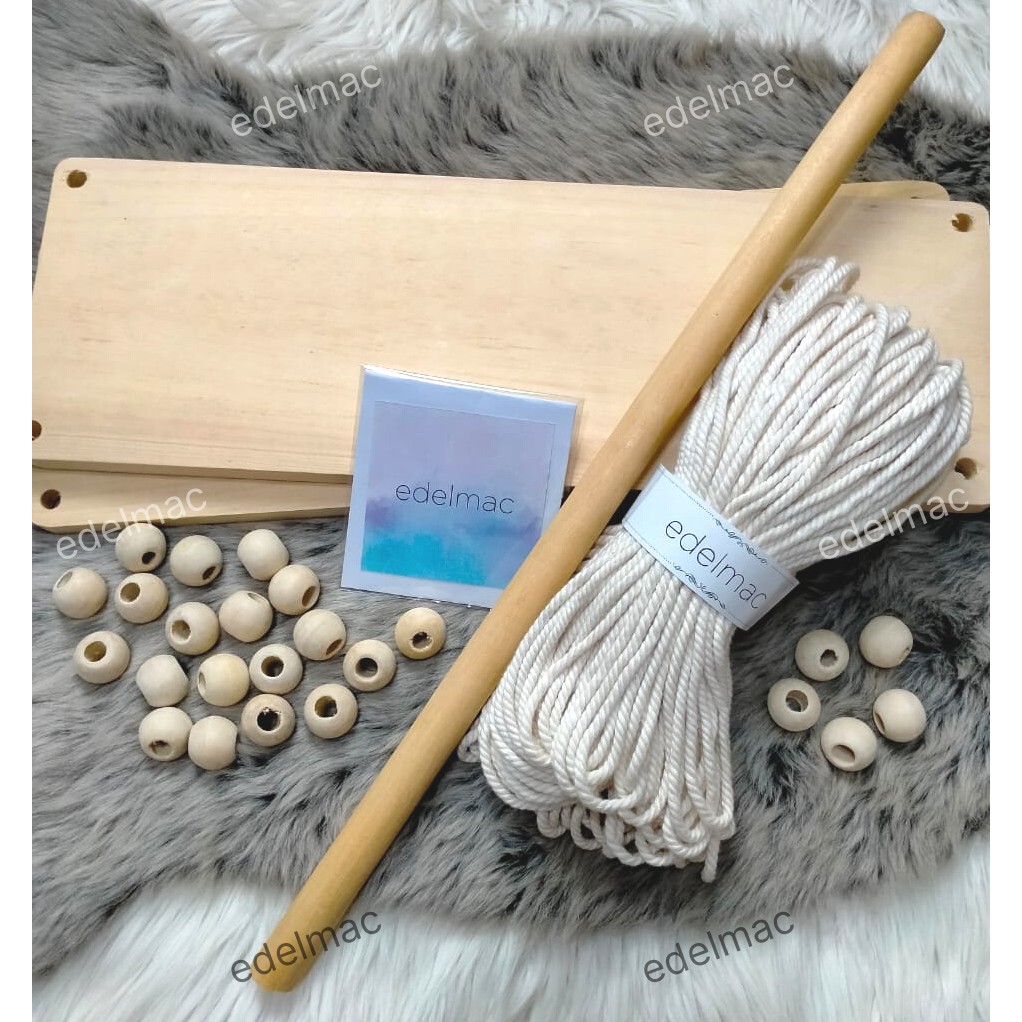 DIY Paket edelmac Macrame Shelf Wall Hanging Kit