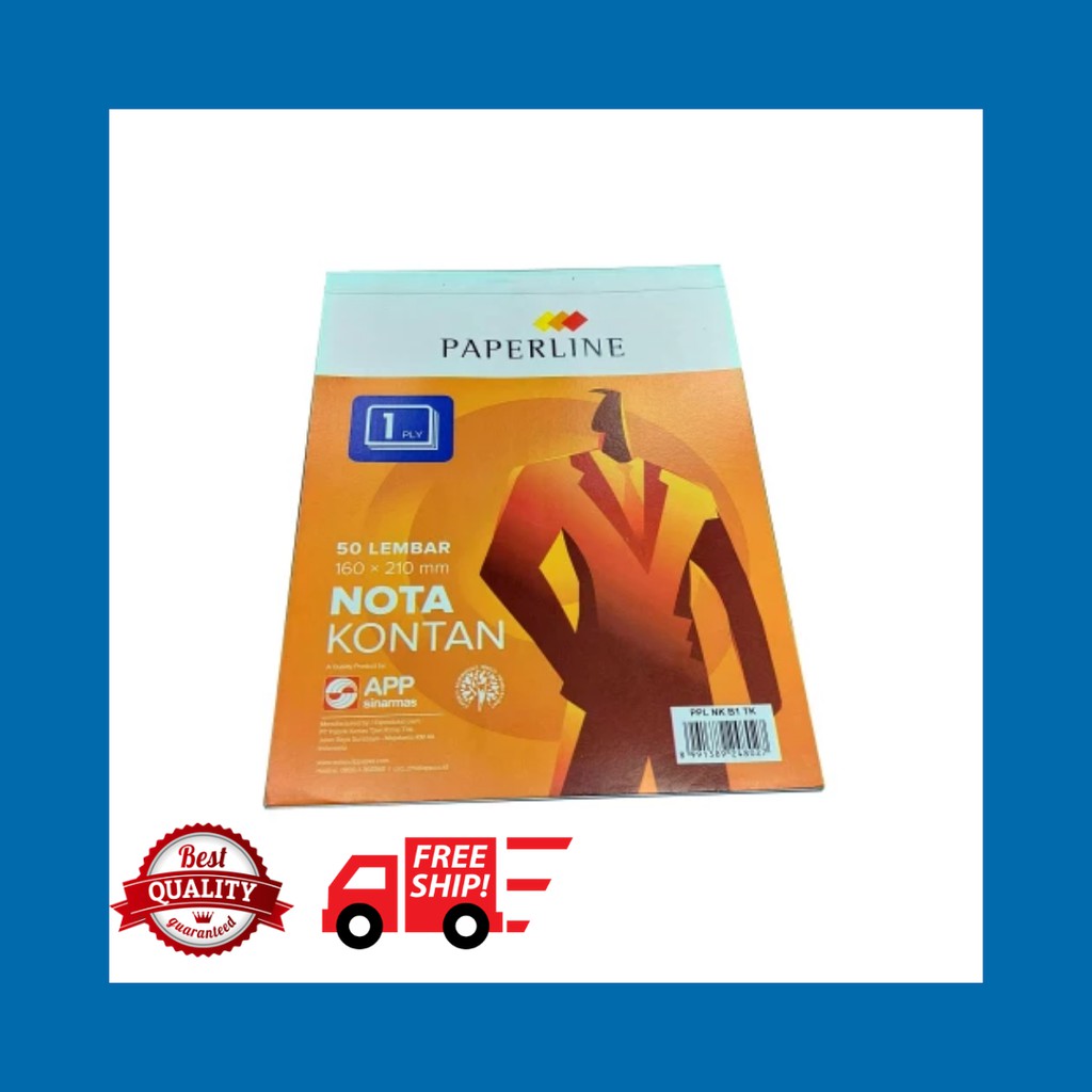 

Nota Kontan Paperline Besar 1 Ply (NK B1)