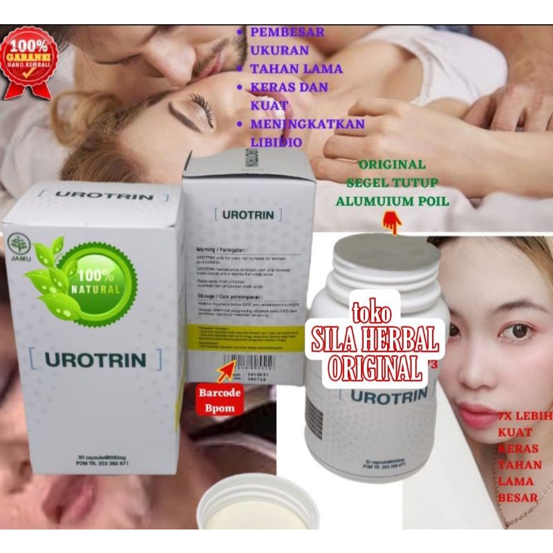 UROTRIN ASLI ORIGINAL OBAT HERBAL BESAR KUAT TAHAN LAMA AMAN BPOM