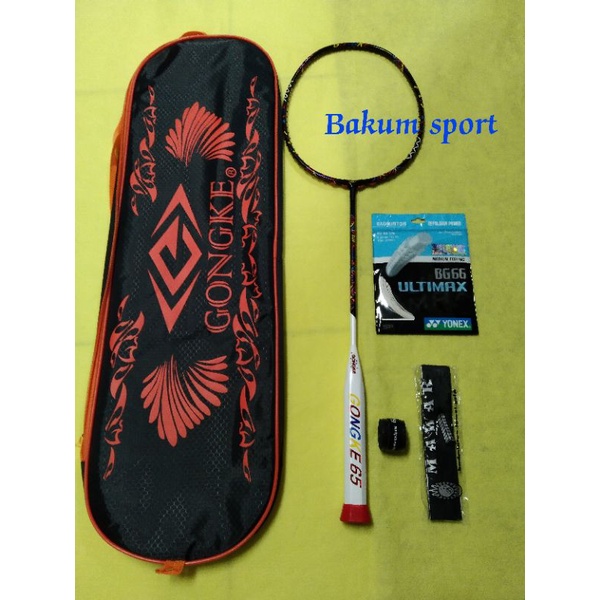 Raket gongke superlight 66 Original100% free bonus toko bisa (COD)