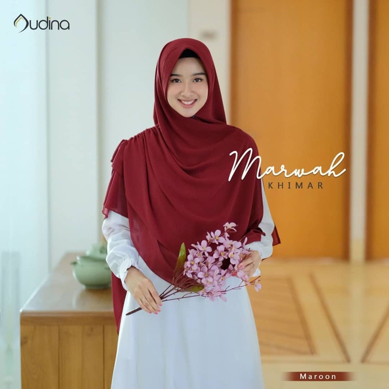 Khimar Marwah By Audina | Khimar Audina | Khimar Polos Terbaru |
