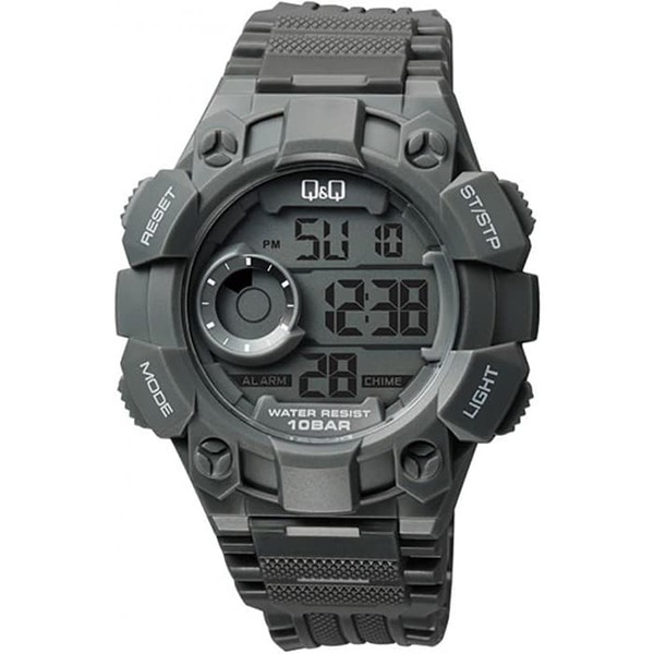 Jam Tangan Pria Casual Sporty Rubber Digital Original Q&amp;Q QnQ QQ M176 M176J Series