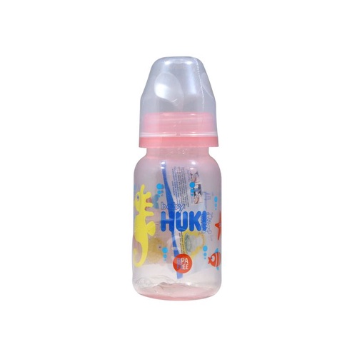 Huki Botol PP Orthodontic Nipple (Pink) Bottle 120 ml - CI0343