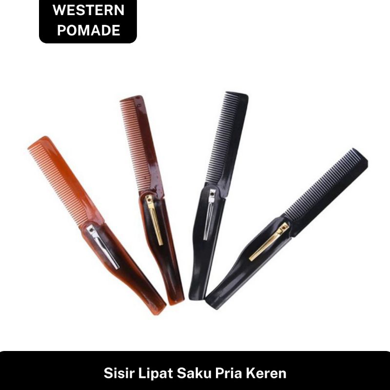 Sisir Pomade Lipat Saku Keren Pria