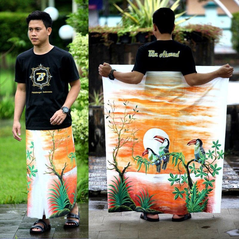 Batikid - Sarung batik lukis tangan seni asli pekalongan batik art nusantara wayang