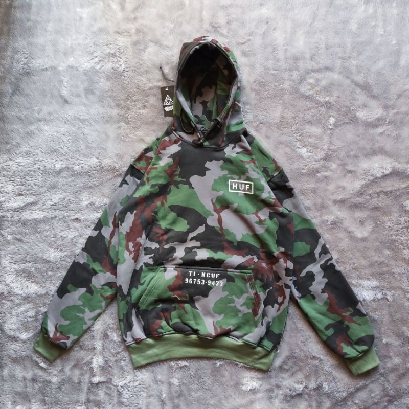 Sweater Hoofdie Huf Camo FullTag &amp; Lebel