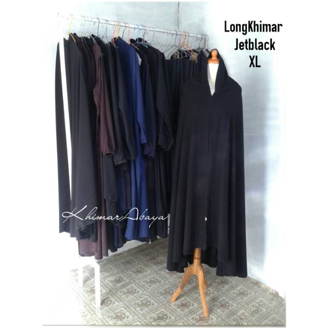 Khimar Syar'i Jetblack Premium