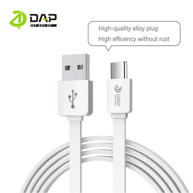 Kabel Data DAP Type C 2.4A 2M DT200 Kabel DAP Type C 2.4A Original Fast Charging 200cm DT-200