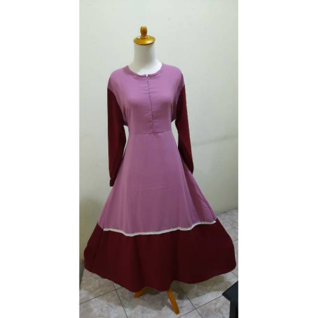 Gamis list renda