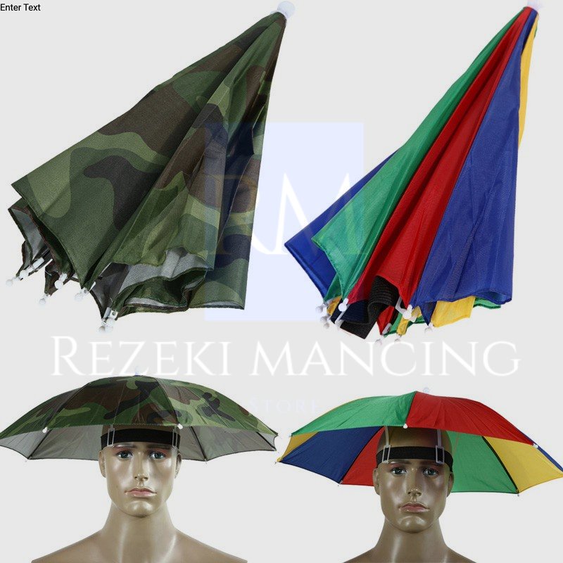 Topi Payung Umbrella Hat topi payung mancing topi hujan