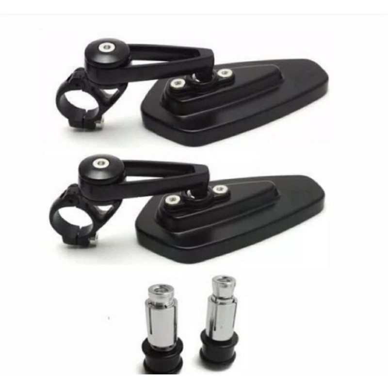 Spion jalu end bar bulat & oval cnc Beat scoopy vario Mio soul xeon Nmax Aerox Pcx Adv dll universal-1