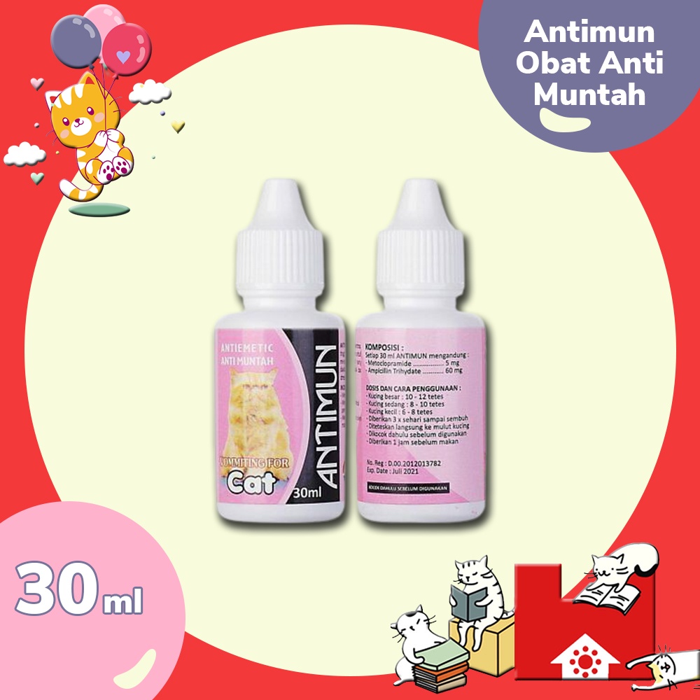 Antimun Cat 30ml - Obat Anti Muntah Kucing