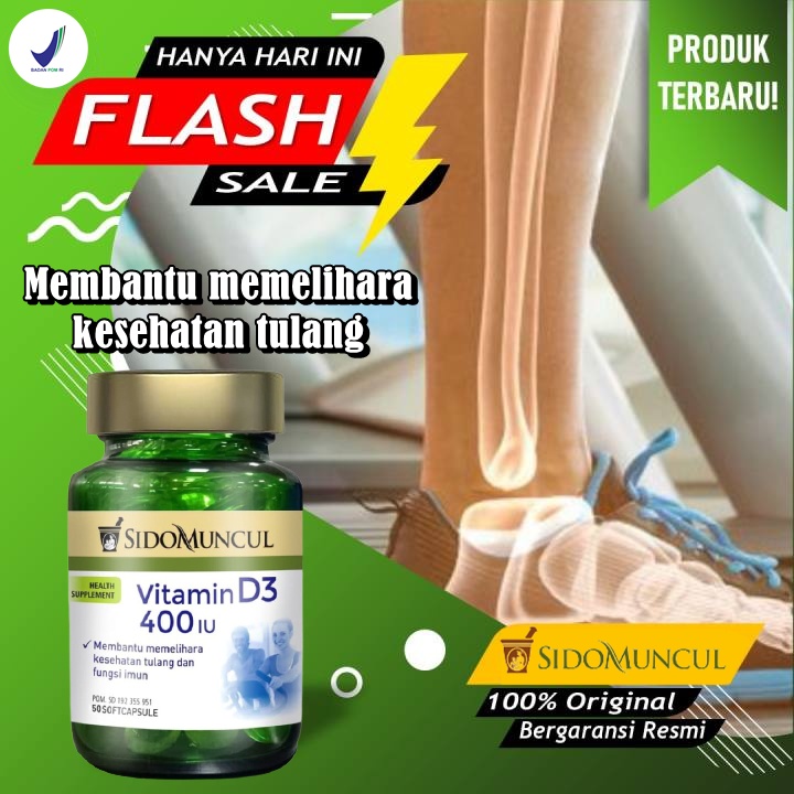 PROMO sido muncul natural vitamin d3 400 iu vitamin untuk menjaga imun tubuh dan kesehatan tulang de